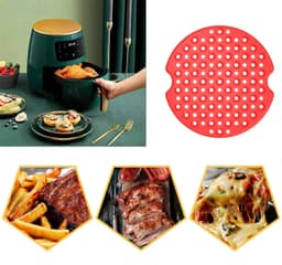 Air Fryer vuoka silikoni Punainen