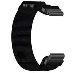 22 mm kellon ranneke Garmin Quatix 7 Pro/FeniX/Fenix‐6/Fenix‐5 Size M Nylon Musta