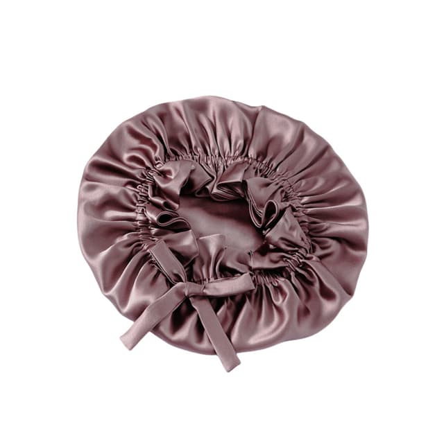 Lyxig Double Layer 16 Momme Silk Sleep Cap Rosa