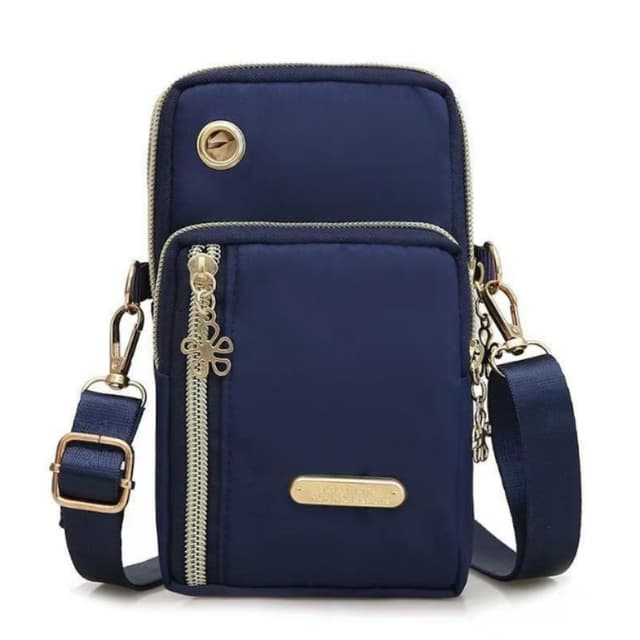 Crossbody-Väska i Oxford-tyg Mörkblå