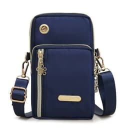Crossbody-veske i Oxford-stoff Mørke blå