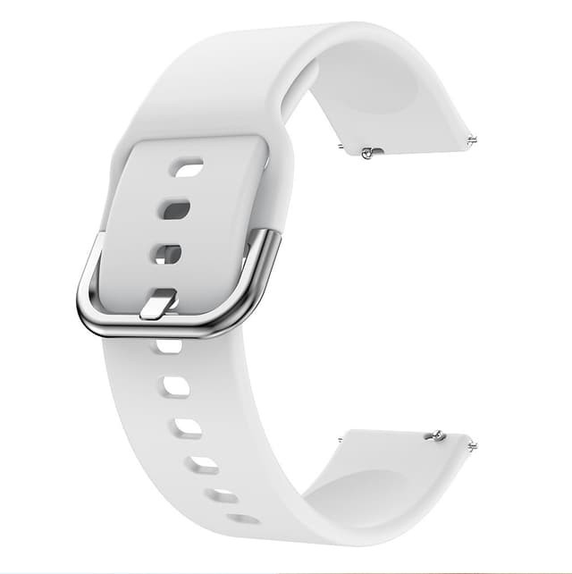 20 mm:n silikoniranneke Garmin/Vivomorelle Valkoinen