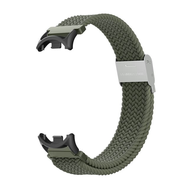Klockarmband i Vävt Nylon för Xiaomi Mi Band 8/9 Grön