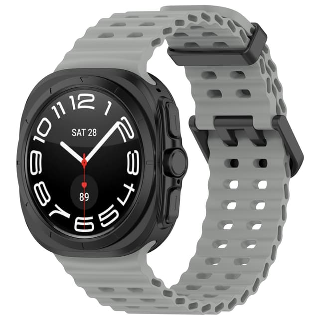 Klockarmband i Silikon för Samsung Watch Ultra 47mm Grå