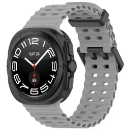 Silikonklokkerem for Samsung Watch Ultra 47mm Grå
