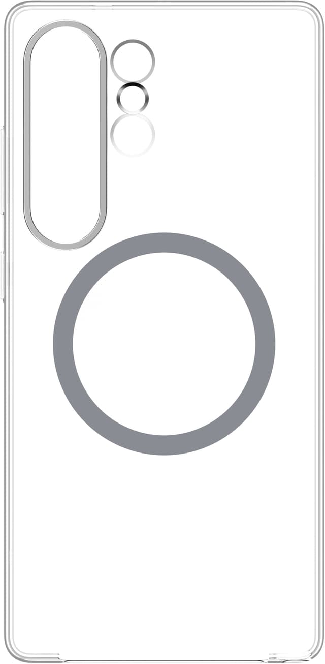 Samsung Galaxy S25 Ultra Clear magnetisk deksel (gjennomsiktig)
