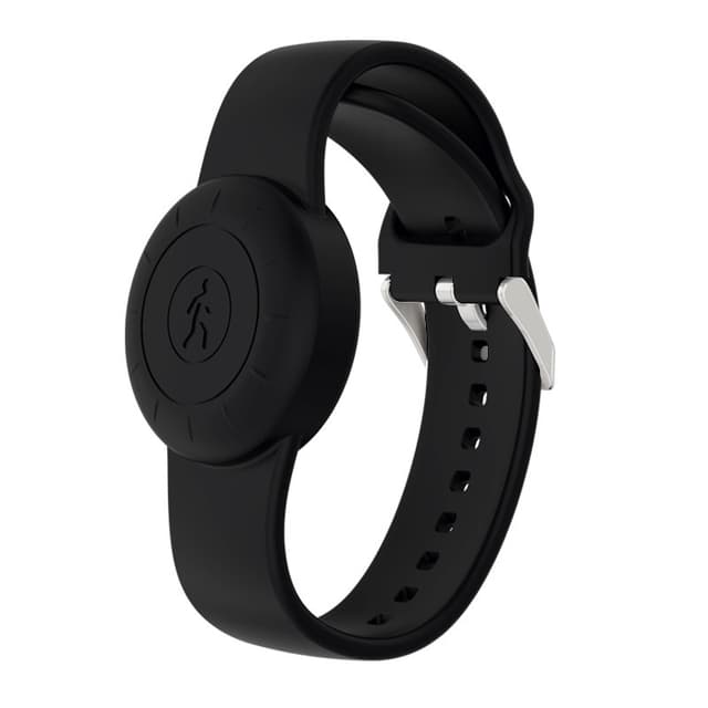 Silikone Airtag armbånd, Airtag armbånd, Airtag holder etui Sort