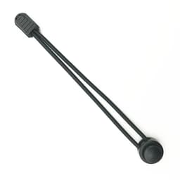 Bindefrie snørebånd Sort