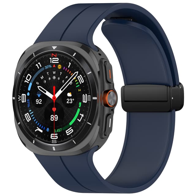 Klokkereim med magnetspenne, Samsung Watch Ultra 24mm Blå
