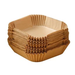 Air Fryer engangsformer til frityrkoker, 16 cm 100 stk. Natur