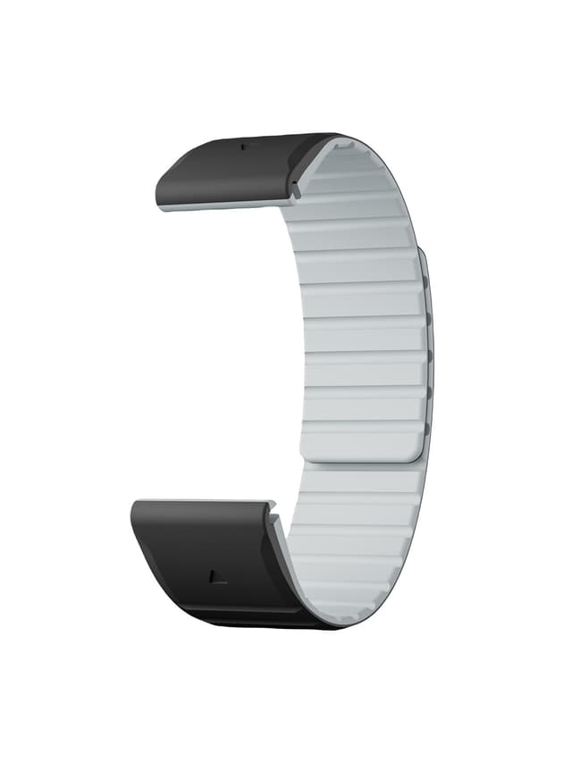 Silikone magnetisk urrem til Garmin QuickFit 26 mm urrem Sort