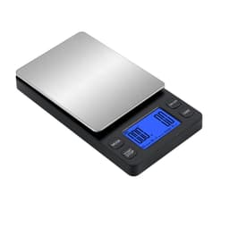 Mini digital vægt kaffevægt genopladelig 2 kg/0,1 g Sort