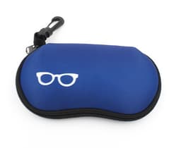 Kannettava aurinkolasikotelo Sininen