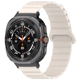 Samsung Galaxy Watch Ultra Dotted Magnetisk rem Hvid