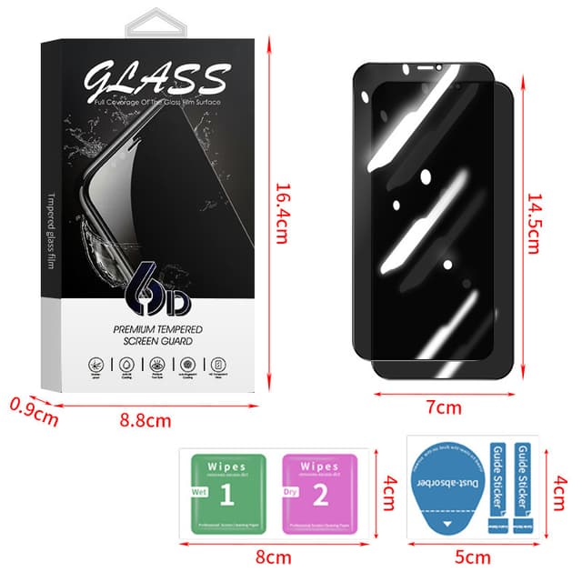 Skärm- och Integritetsskydd, för iPhone (2-pack) iPhone 12