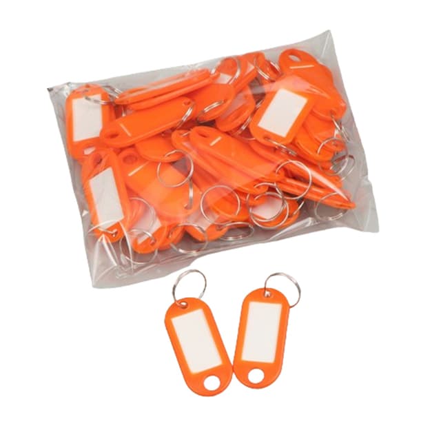 Multifunksjonell nøkkelring (50 pakke) Oransje