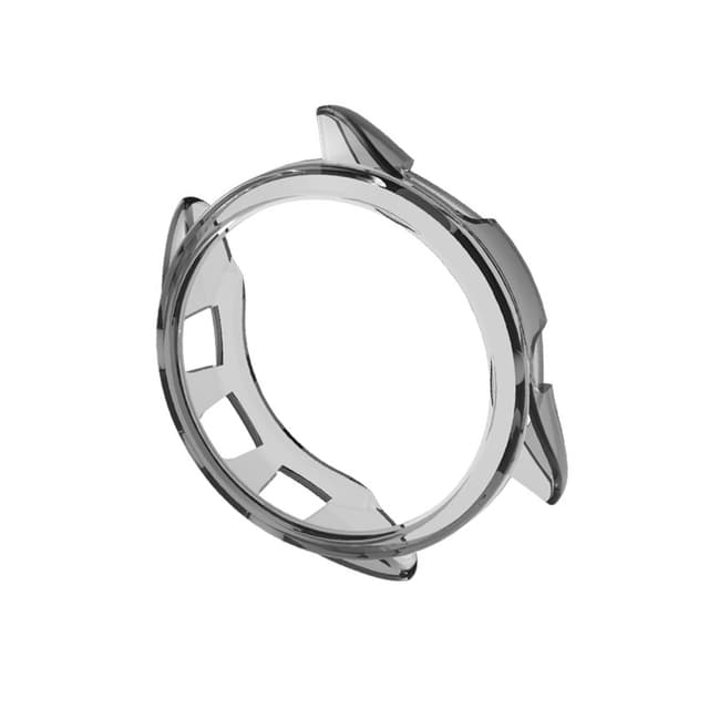 TPU-kellon suojakotelo Garmin Forerunner 165:lle Läpinäkyvä + musta
