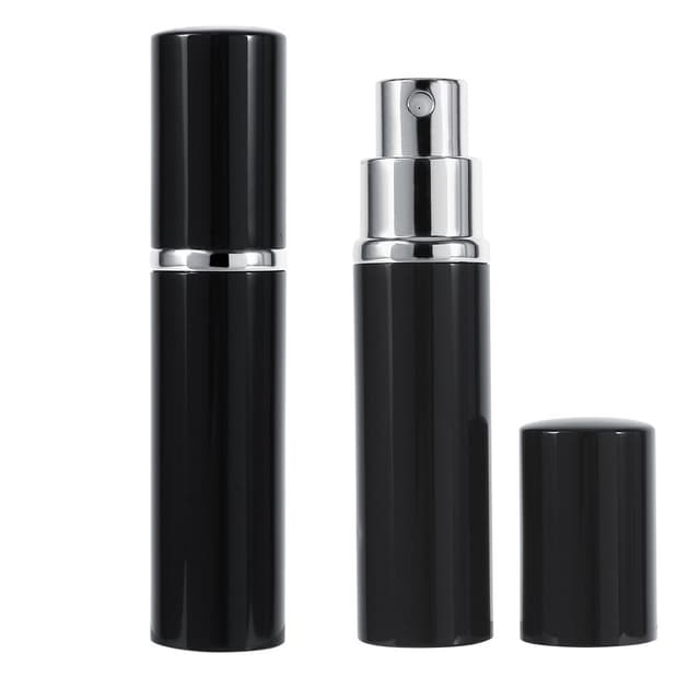 Refill-sprayflaska för Parfym 2-pack Svart
