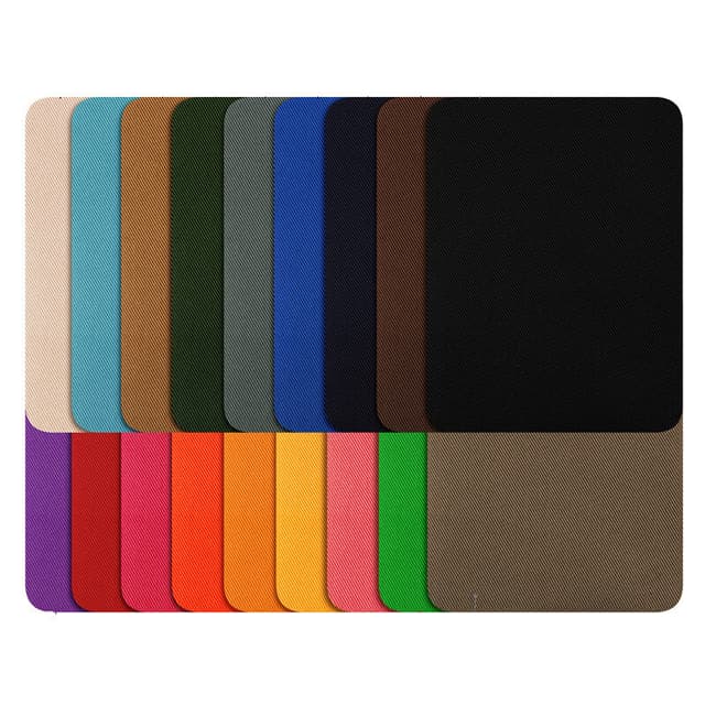 Strygbare reparationslapper i 18 farver MultiColor