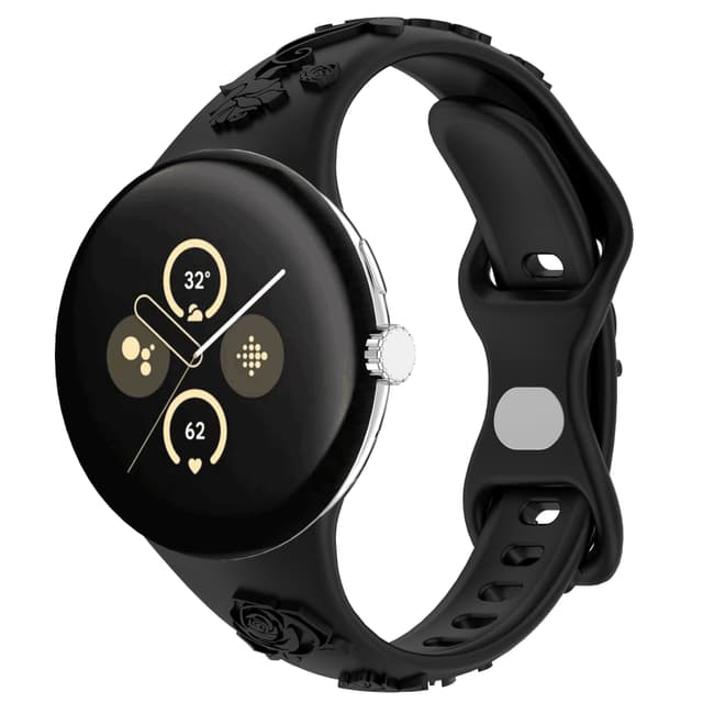 Silikone urrem til Google Pixel Watch 2 Sort
