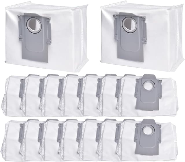 Roborock Dammsugarpåsar för Roborock S8, S8+, S8 Pro Ultra, S7 MaxV Ultra, S7 Pro Ultra, Q7+, Q7 Max+14-pack