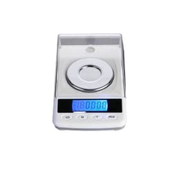 Smykkevægt Batteri DC-drevet, til 50g/0,001g Hvid