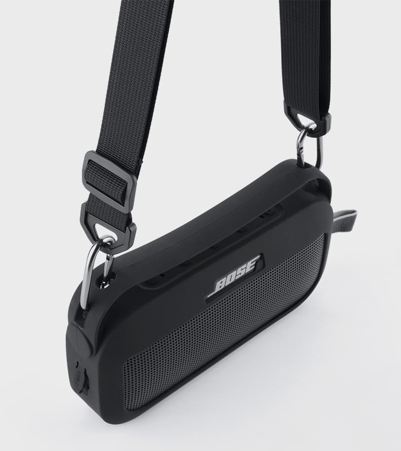 Silikonbeskyttelsesveske for Bose SoundLink Flex Sort - Elkjøp