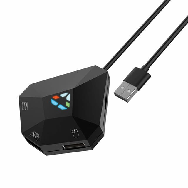 Mus-/tastaturadapter kompatibel med Nintendo Switch, PS4, Xbox One/360, PS3
