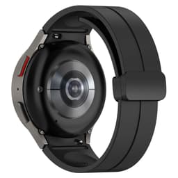 Silikone rem 20 mm til Samsung Galaxy Watch 5/4 Sort