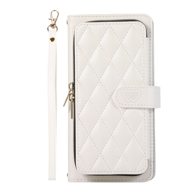 Zipper Flip Phone Case - Pung etui med kreditkortplads Samsung Galaxy S21 Ultra