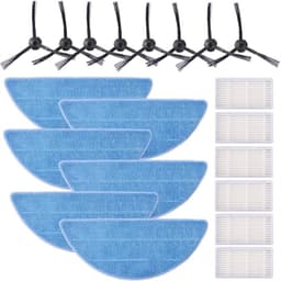 Reservedelssett for ILIFE ZACO V3 V3S V5 V5S Pro V5x Robotstøvsuger