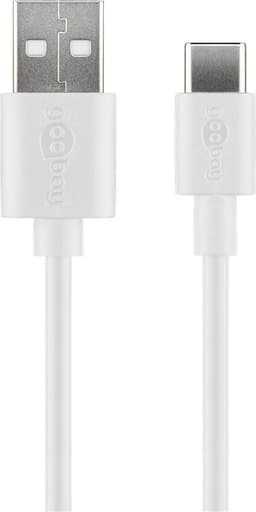 USB-Câ„¢ lade- og synkroniseringskabel (USB-A > USB-Câ„¢)