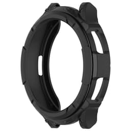 Suojakotelo pyörivällä kehyksellä Samsung Watch 6 Classicille 47mm Musta