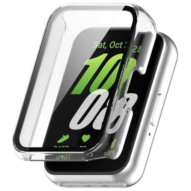 Skal med skärmskydd i härdat glas för Samsung Galaxy Fit 3 (SM-R390) T