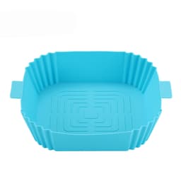 Silikonskål til Air Fryer 16,5x19,5 cm Blå