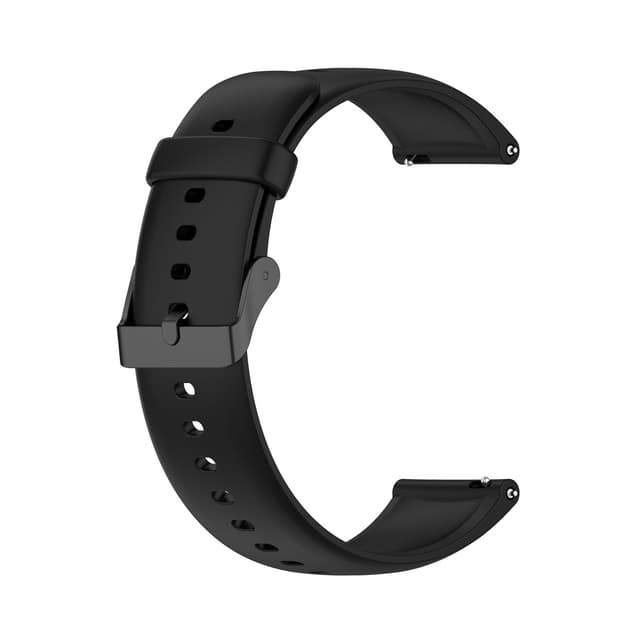 SKG V9 Pro, Amazfit Bip5 Unity nestesilikoninen kellohihna Musta