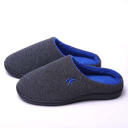 Varme, komfortable memory foam tøfler, hustøfler for menn L