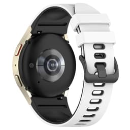 Tofarvet urrem til Samsung Galaxy Watch 4/5/6/6 Classic Hvid