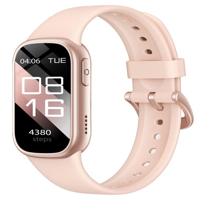 Smartwatch med Bluetooth och Hälsoövervakning Rosa