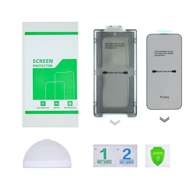 Privacy Skärmskydd i Härdat Glas för Samsung, 2-pack Samsung Galaxy S2