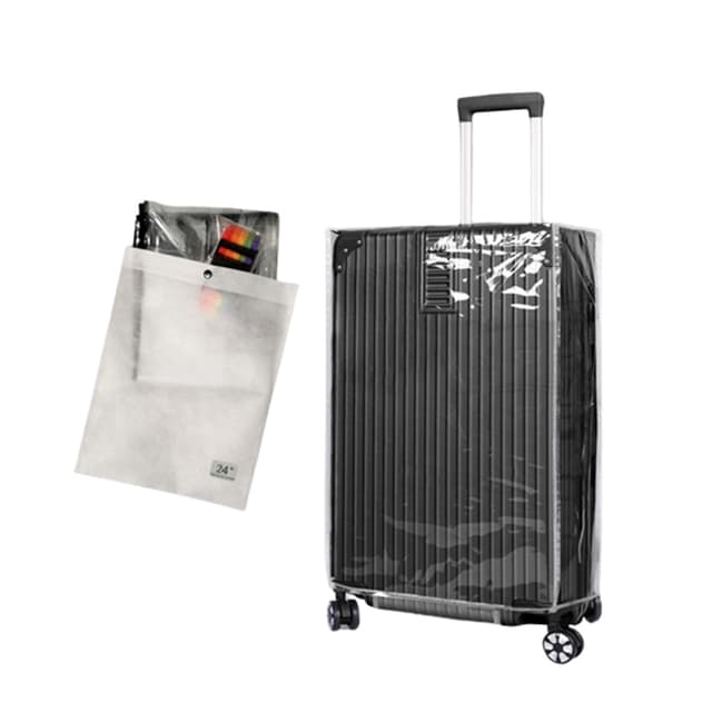 Transparent Resväskeskydd - Skydd för Resväska 2-pack L