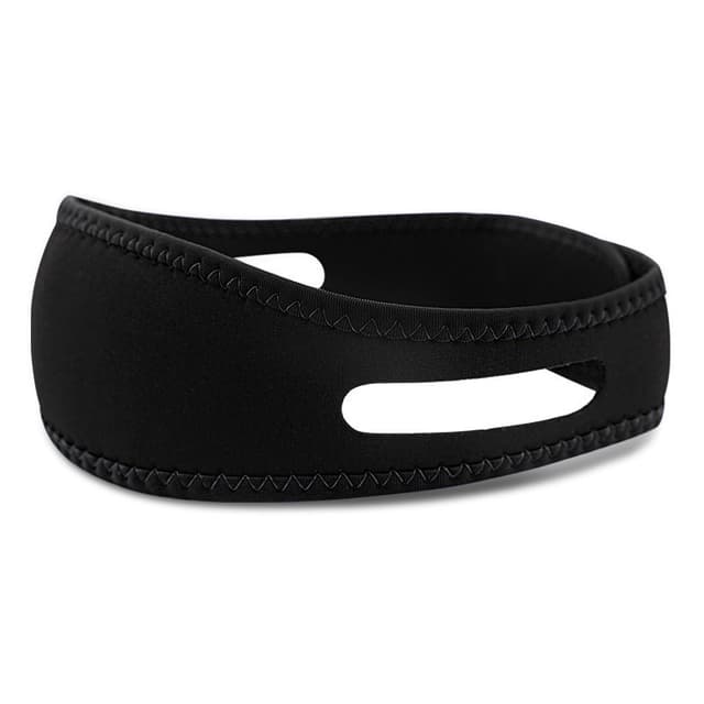 Snarkband - Hakband mot Snarkning Svart