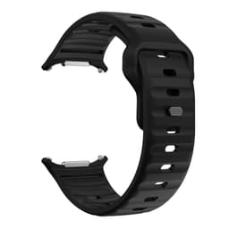 Silikonklokkerem for Samsung Galaxy Watch Ultra 47 mm Sort