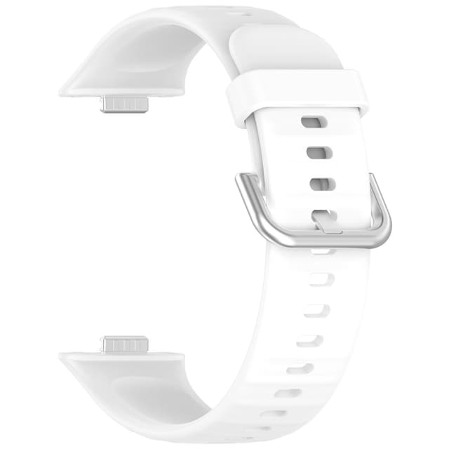 Silikoniranneke Huawei Watch Fit 3:lle Valkoinen