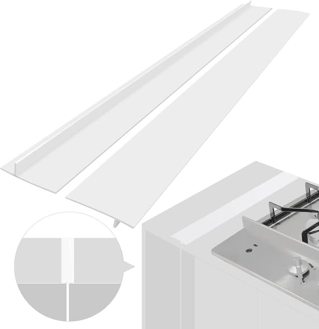 Spislist håller rent mellan spis och skåp 61.5 cm 2-pack Vit