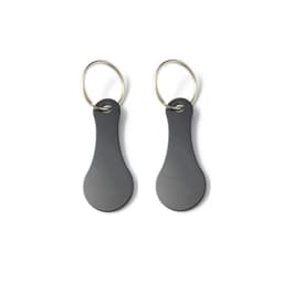 Supermarked metal nøgleringe Sort