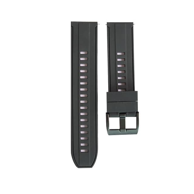 Silikonarmband till Huawei Watch GT2E/GT2 46 mm/GT 46 mm Svart