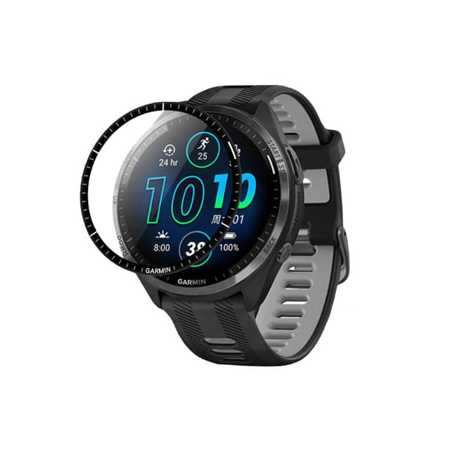 Mjukt skärmskydd för Garmin Forerunner 965 Transparent
