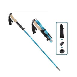 Turstav med 5 seksjoner og støtdemping Blå