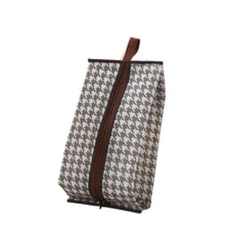 Sko Opbevaringspose Sort hvid 20 cm